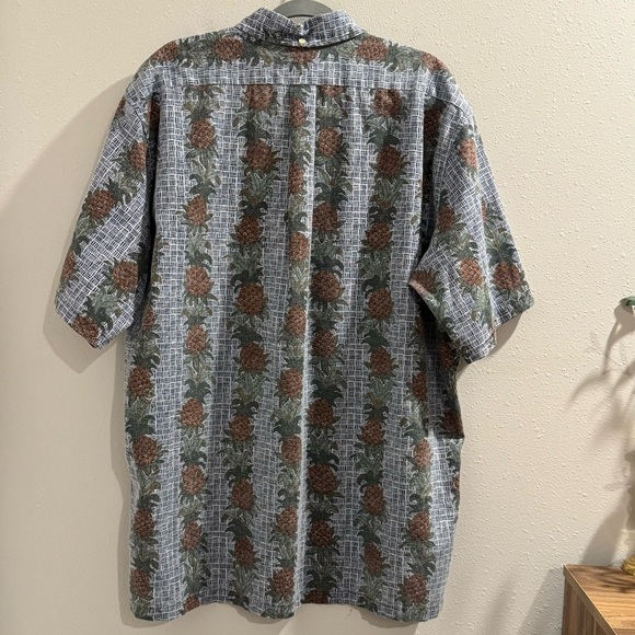 Reyn Spooner Men’s Size XXL Pineapple Pullover Aloha Shirt Resort Wear Vacation - Picture 2 of 4